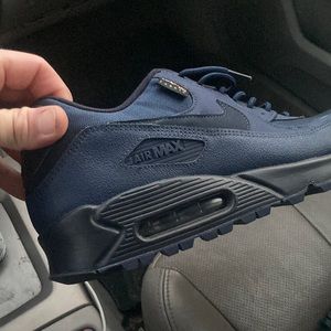 Size 13 Waterproof Airmax 90 Surplus midnight Blue